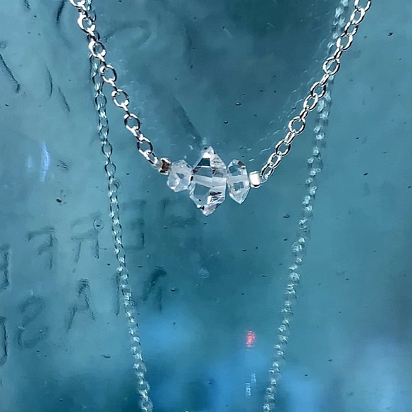 Petite Herkimer Diamond Necklace! - Picture 5 of 6